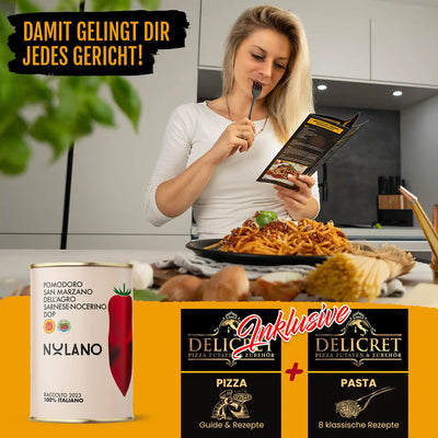 DELICRET - Starter Kit Deluxe - mit Nolano San Marzano DOP Tomaten 🍅