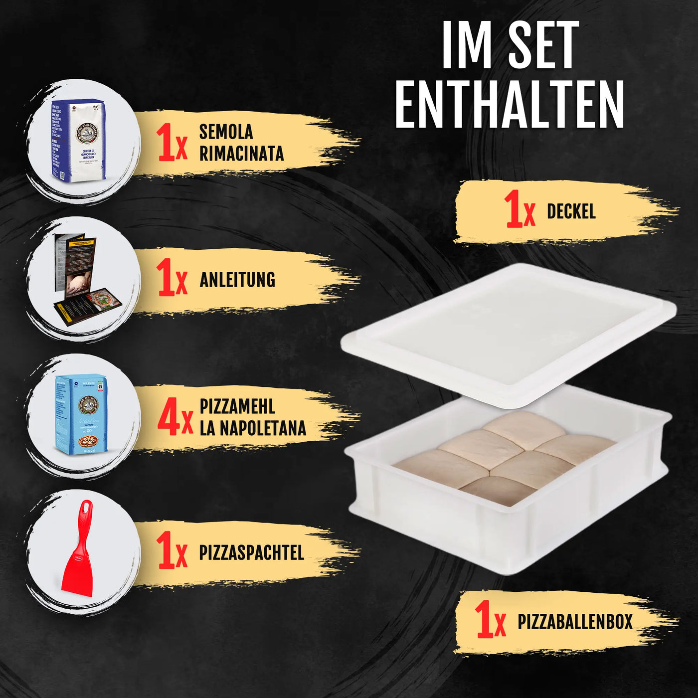 JETZT NEU!! -> DELICRET - Pizza Starter Kit mit Original Zutaten aus der Pizzaheimat