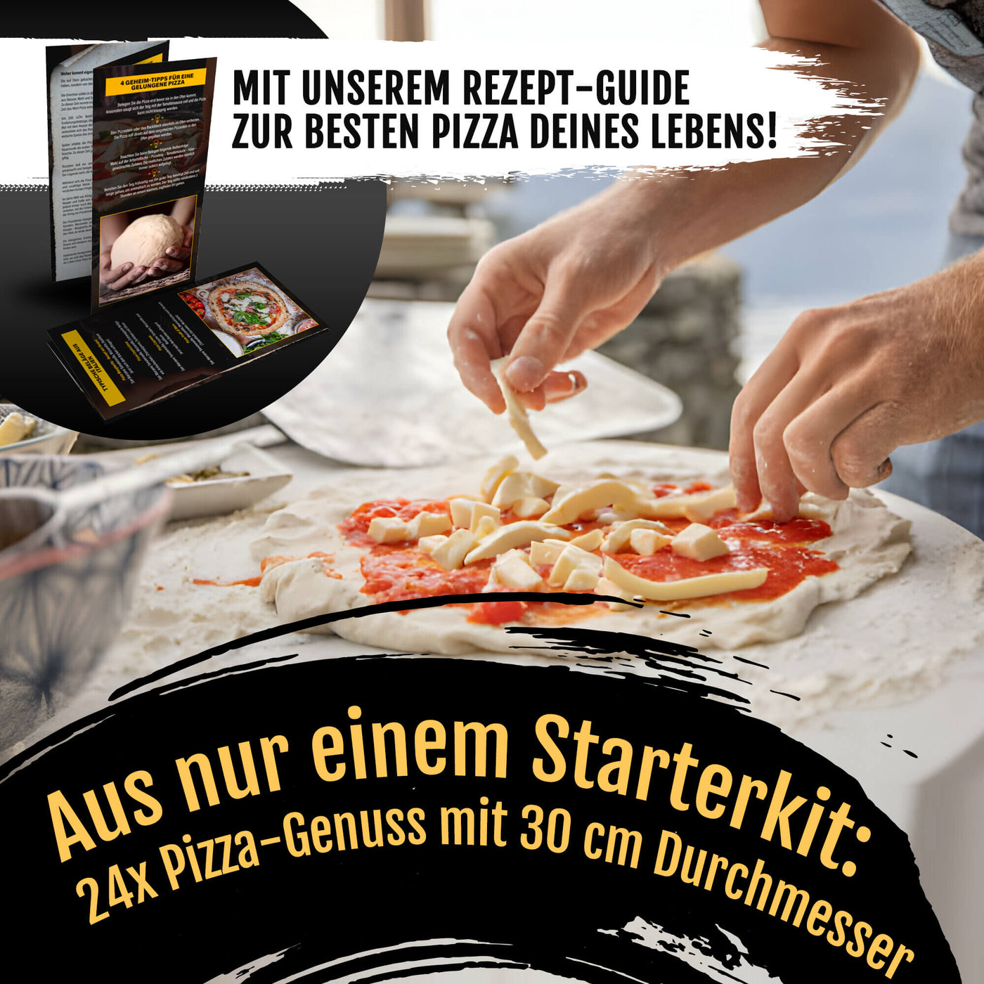 JETZT NEU!! -> DELICRET - Pizza Starter Kit mit Original Zutaten aus der Pizzaheimat