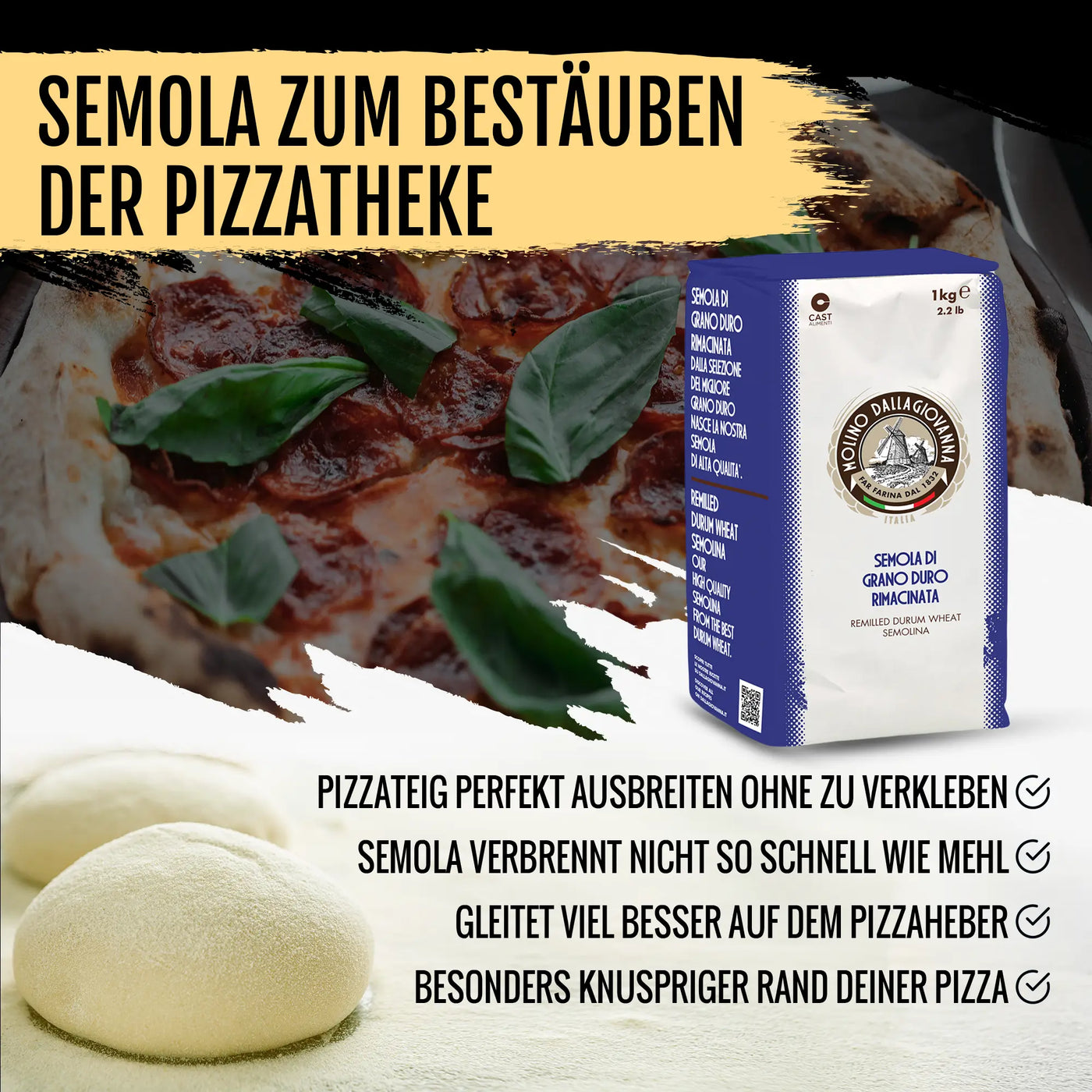 JETZT NEU!! -> DELICRET - Pizza Starter Kit mit Original Zutaten aus der Pizzaheimat